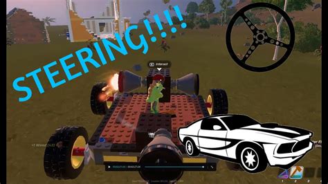 How To Build A WORKING CAR STEERING LEGO FORTNITE YouTube