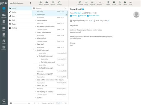 Plesk Premium Email Powered By Kolab Extension Plesk