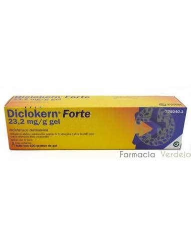 DICLOKERN FORTE 23 2 MG G GEL CUTANEO 100 G Alivia El Dolor E