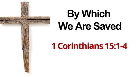 By Which We Are Saved Preston Condra Youtube