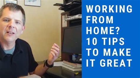 How To Be An Effective Work From Home Employee Tips Youtube