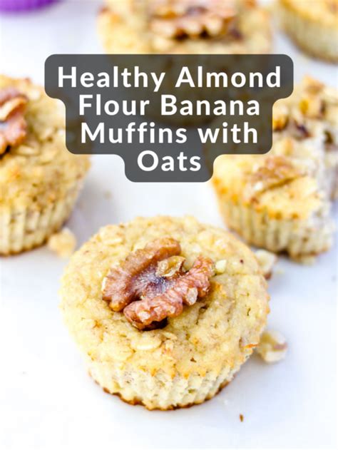 Healthy Almond Flour Banana Muffins Eats By April