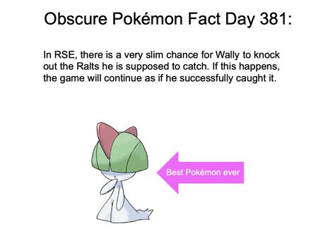 Obscure Pokémon Fact Day 381 Rpokemon