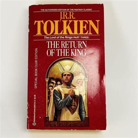 The Return Of The King J R R Tolkien Lord Of The Rings Ballantine Vintage 1973 Books