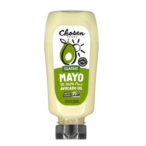 Chosen Foods Mayo Avocado Oil Squeeze Bottle Keto Classic