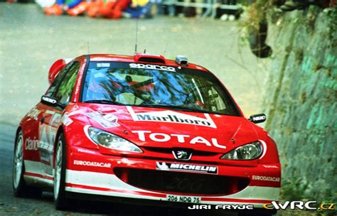 Grönholm Marcus Rautiainen Timo Peugeot 206 WRC Rallye Sanremo