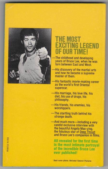 Legend Of Bruce Lee Book For Sale