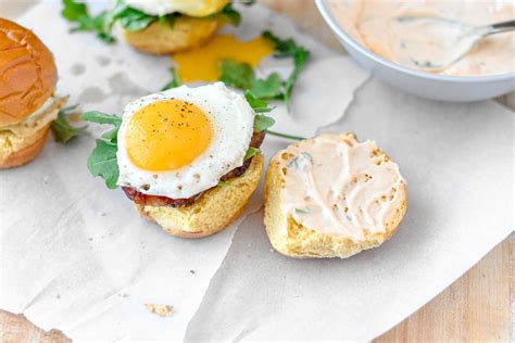 Breakfast Sandwich With Queso Aioli — Ready Foods