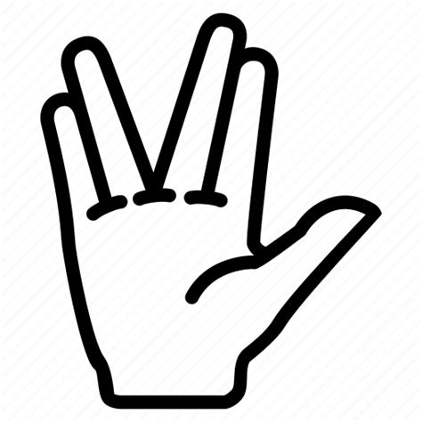 Vulcan Hand Symbol