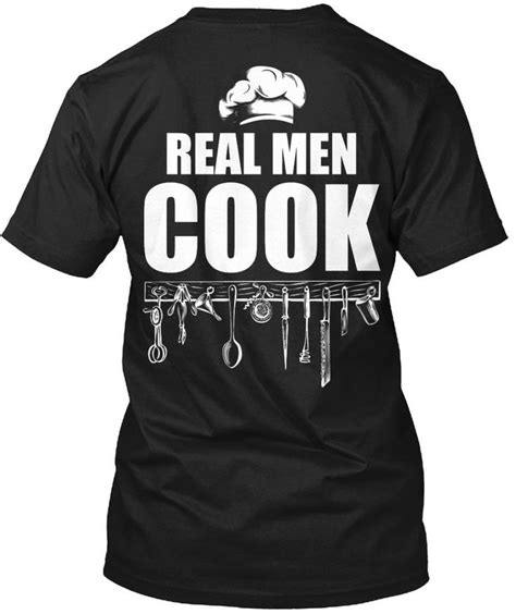 Real Men Cook Chef Funny T Shirt For Men Vitomestore Man Cooking Tee Shirt Art Chef Shirts