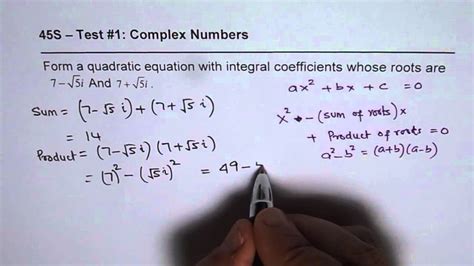 Quadratic Equation Examples Imaginary Roots Tessshebaylo