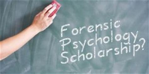 Forensic Psychology Scholarships