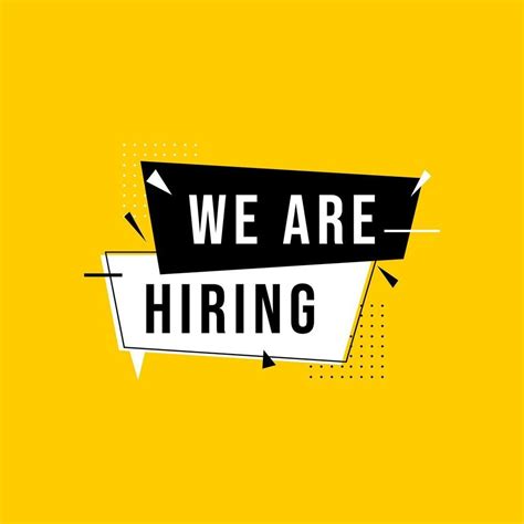 We Are Hiring Banner Flat Design We Are Hiring Hiring Poster