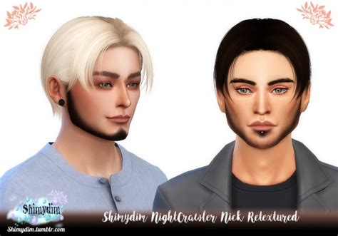 Shimydim Nightcrawler S Nick Hair Retextured Sims Hairs