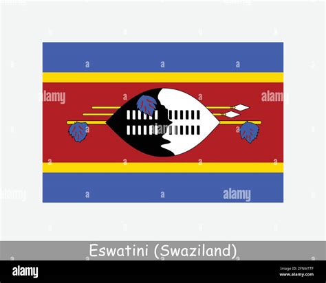 National Flag Of Eswatini Swaziland Country Flag Kingdom Of Eswatini