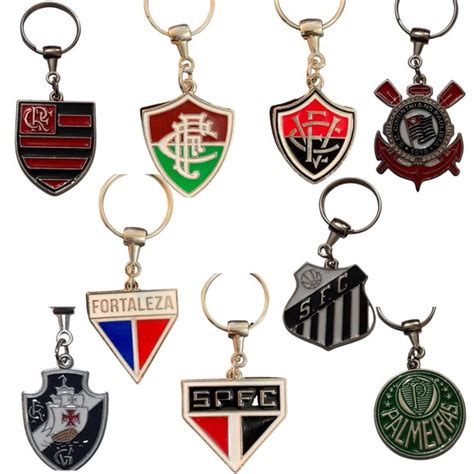 Chaveiros Metal Torcedor Times Do Cora O Flamengo Elo