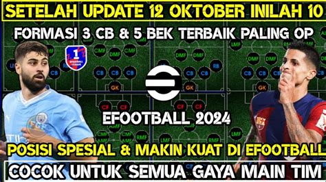 INILAH 10 FORMASI 3 BEK 5 BEK SPESIAL TERBAIK PALING OP DI EFOOTBALL