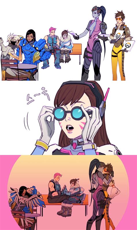 Dynasty Reader Image › Cosom Overwatch Mercy X Pharah Mei X Zarya