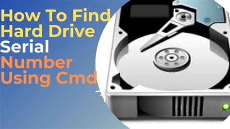 How To Find Hard Drive Serial Number Using Cmd Windows 10 Youtube