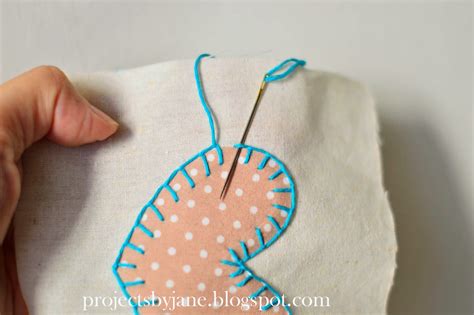 Hand applique using blanket stitch | Projects by Jane | Hand applique ...