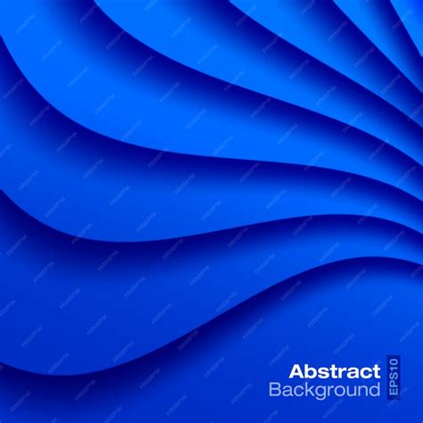 Premium Vector | Blue Wavy Background.