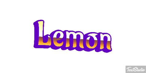 Lemon Word Animated GIF Logo Designs