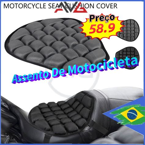 Assento De Motocicleta Flexível Almofada De Gel Confortável Universal