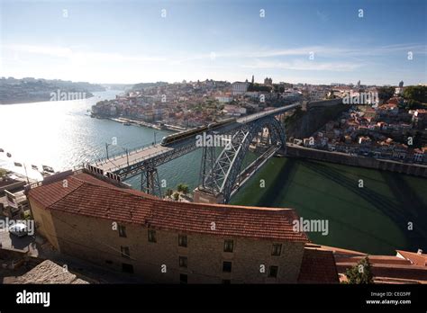 Dom Luis Bridge Over The Douro River High Resolution Stock Photography