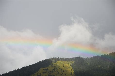 Pelangi Gunung Hari Yang Mendung Foto Gratis Di Pixabay Pixabay