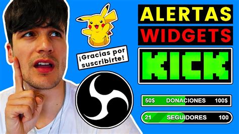 Cómo PONER ALERTAS en KICK Cómo PONER WIDGETS en KICK Hacer STREAM