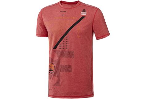 Reebok Camiseta Manga Corta Crossfit Burnout En Promoci N Hombre Ropa