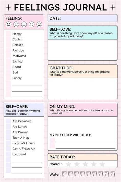 Daily Journal Templates - Customizable | PDF | Printable | Download