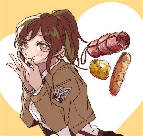 Sasha Blouse Shingeki No Kyojin Drawn By Michairu Danbooru