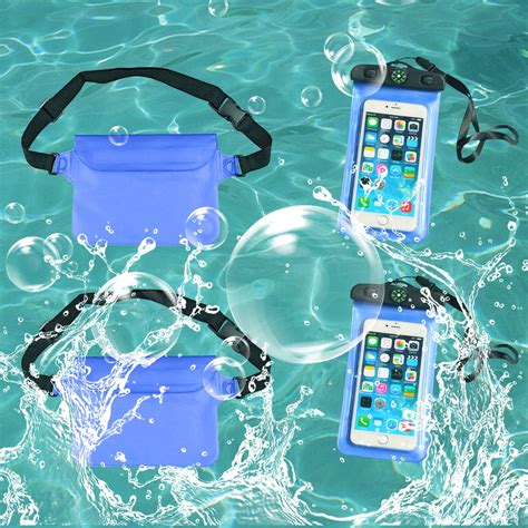 Sdjma Waterproof Waist Bag And Waterproof Phone Pouch For Beach