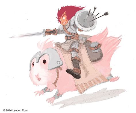 Guinea Pig Warrior By Ncillustration On Deviantart