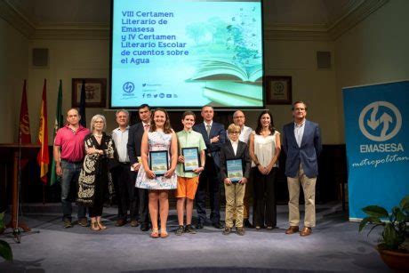 Emasesa Hace Entrega De Los Premios De Sus Cert Menes Literarios Sobre