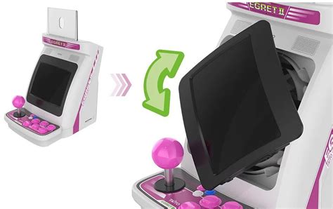 taito lanca mini arcade  tela giravel controle trackball  paddle
