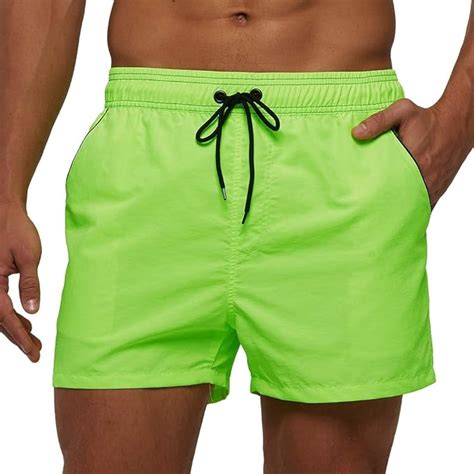 Buy Pioneer Camp Mens Swim Trunks With Back Zipper Pockets And Mesh