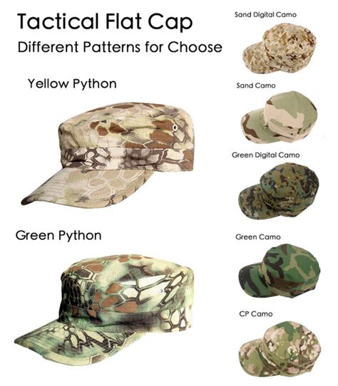 New tactical flat cap men army hats camouflage caps 8 colors men's flat hat | Wish