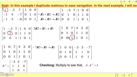 Finite Math Finding The Inverse Of A X Matrix Youtube