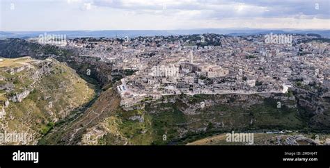 Italy Basilicata Matera The Sassi And The Park Of The Rupestrian