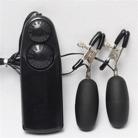 Adult Toy Nipple Clamp Vibrating Eggs Nipple Stimulators Mini Bullets Vibrator Sex Toys For