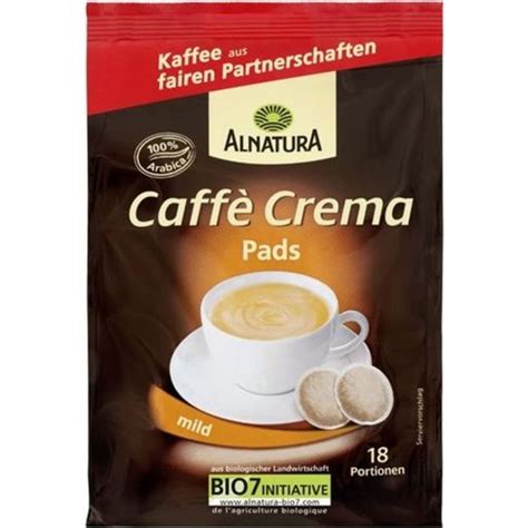 Alnatura Café Crema Bio Monodosis 126 g Piccantino Tienda Online