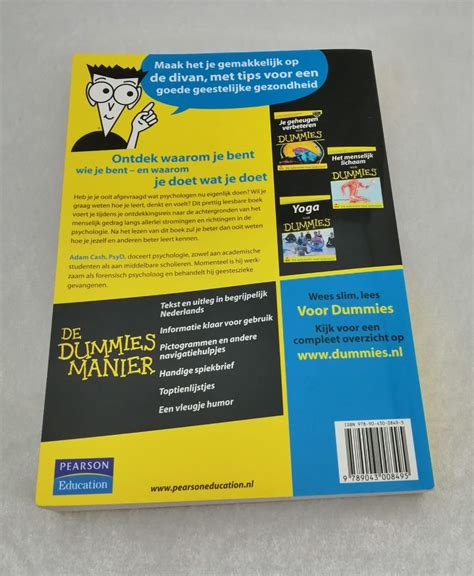 Psychologie Voor Dummies Adam Cash Esthersboekenplank