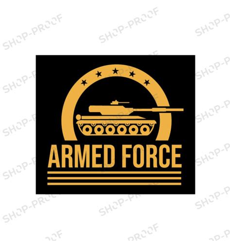 Armed Force Vector Logo Design Shop By Aquadigitizing