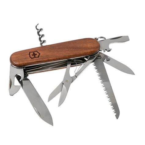 Canivete de Bolso Médio Victorinox Huntsman Wood Viajante Moderno