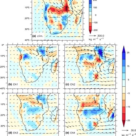 Vertically Integrated Moisture Flux Divergence Kg M S And