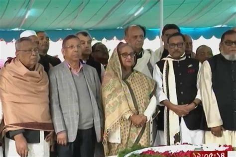 Pm New Cabinet Members Pay Tribute To Bangabandhu At Tungipara The