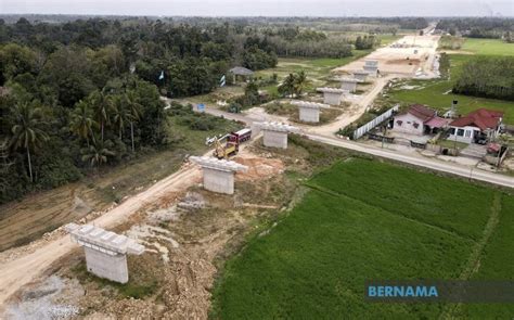 Bernama On Twitter Kemajuan Projek Ecrl Kelantan Lebih Peratus