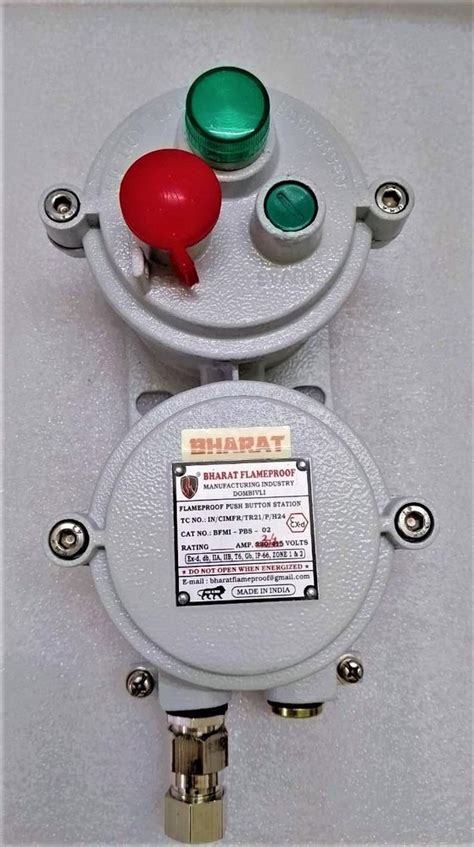 Flameproof Push Button Station On Off With Indication At Rs